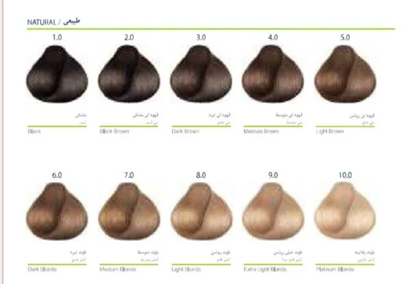فروش عمده رنگ مو مارال