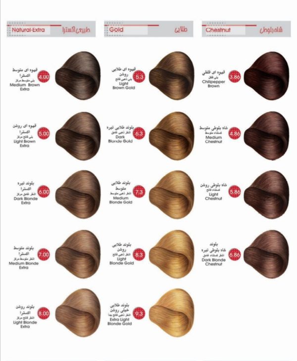 رنگ موی دنی وان