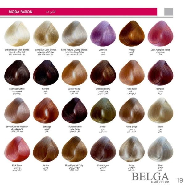 رنگ مو بلگا - Image 20